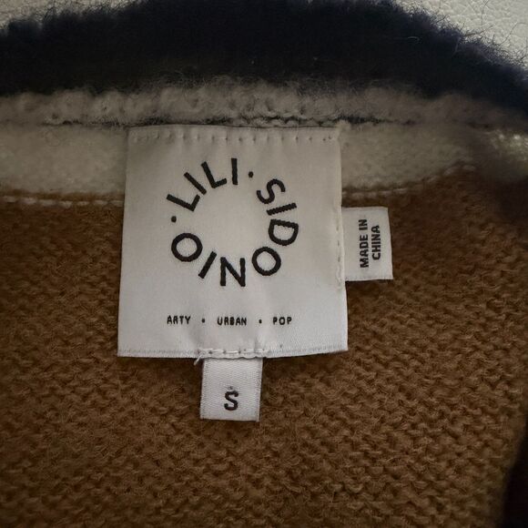 ASOS Multi-Color Striped Fuzzy Vest by Lili Sidonio - Picture 6 of 9